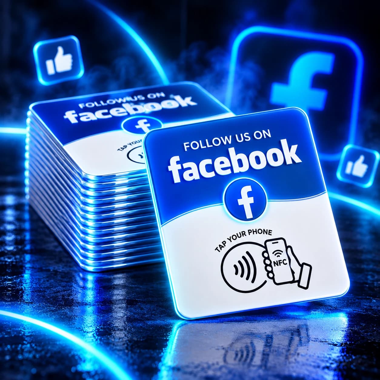 Carte NFC Tapzy Facebook