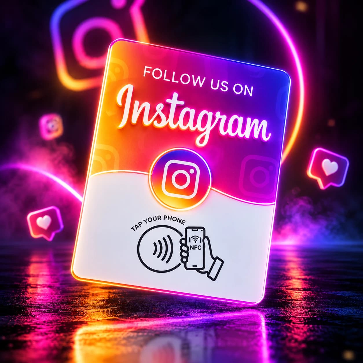 Carte NFC Tapzy Instagram